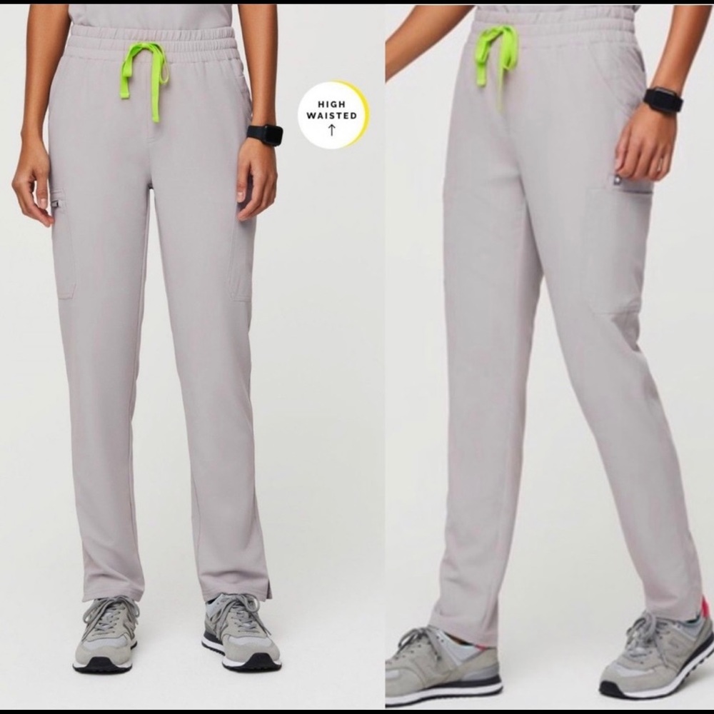 COPY - FIGS Slate High Waisted Scrub Pants